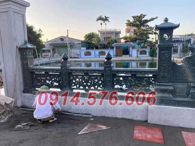 Thiết kế bao lan nghĩa trang bằng đá đẹp nhất