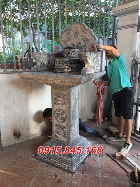 mẫu trang thờ đá bán tiền giang miếu am củng lầu thờ thần linh thiên