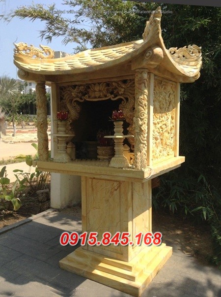 mẫu trang thờ đá bán tiền giang miếu am củng lầu thờ thần linh thiên