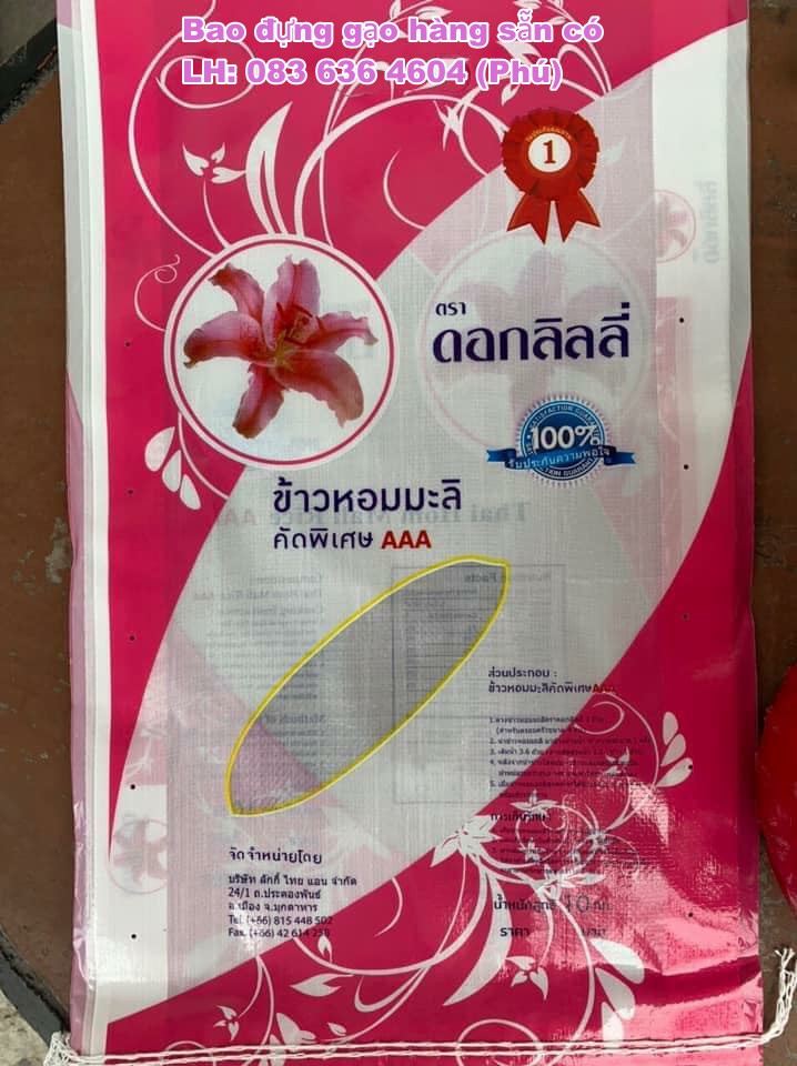 Bao gạo chất lượng - Hàng có sẵn tại kho SLL