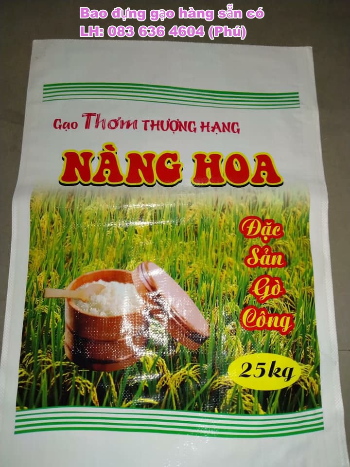 Bao gạo 5kg, 10kg, 25kg, 50kg - Giá rẻ chất lượng cao