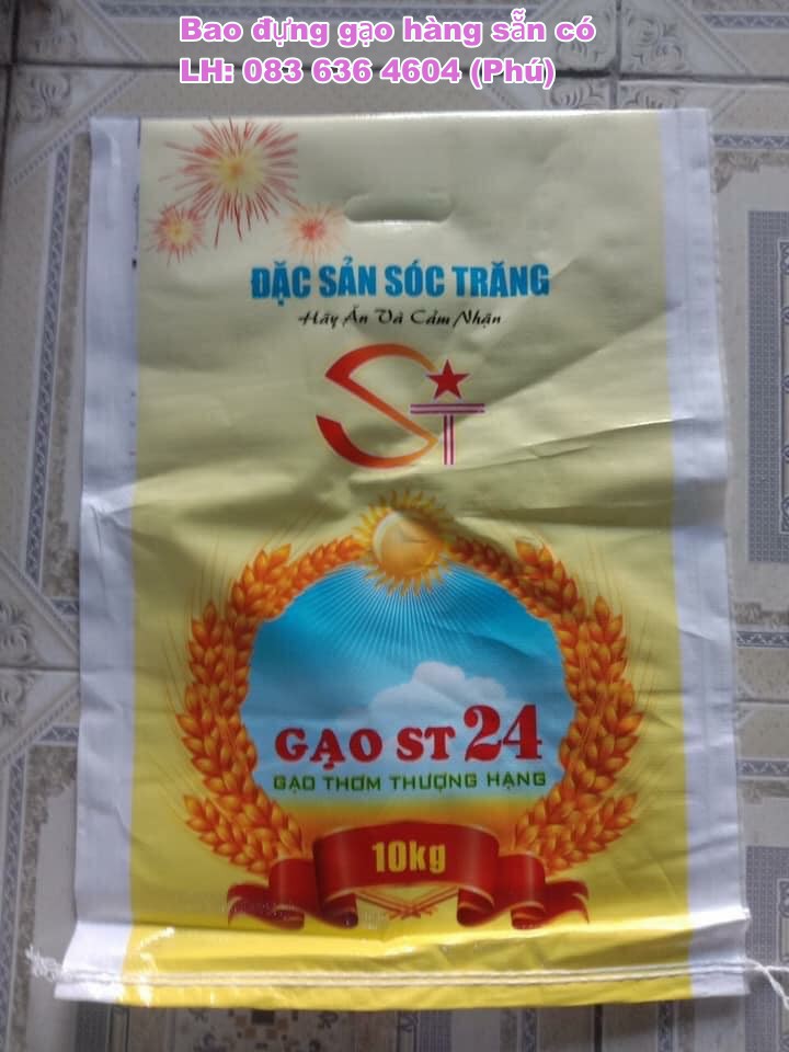 Bao gạo 5kg, 10kg, 25kg, 50kg - Giá rẻ chất lượng cao