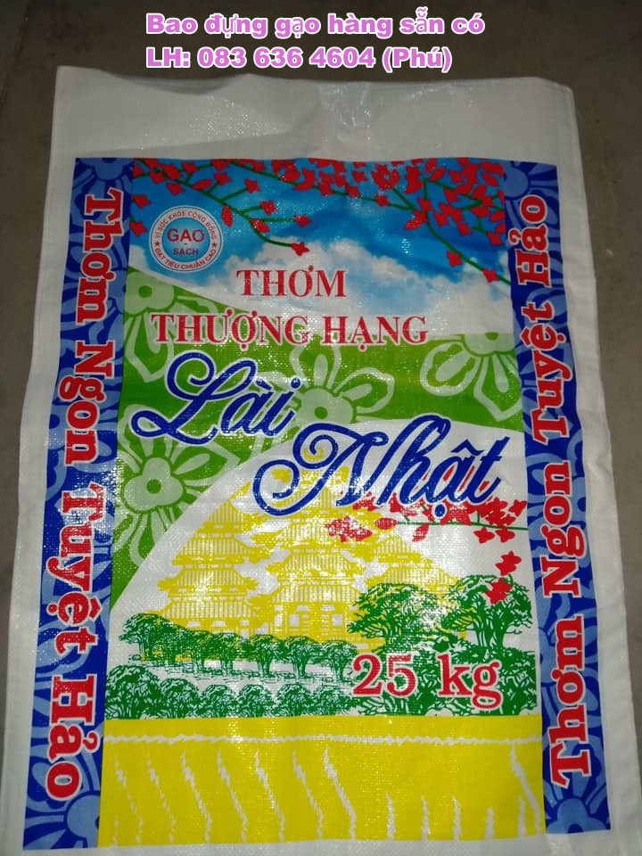 Bao gạo 5kg, 10kg, 25kg, 50kg - Giá rẻ chất lượng cao