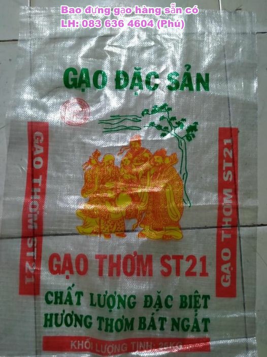 Bao gạo 5kg, 10kg, 25kg, 50kg - Giá rẻ chất lượng cao