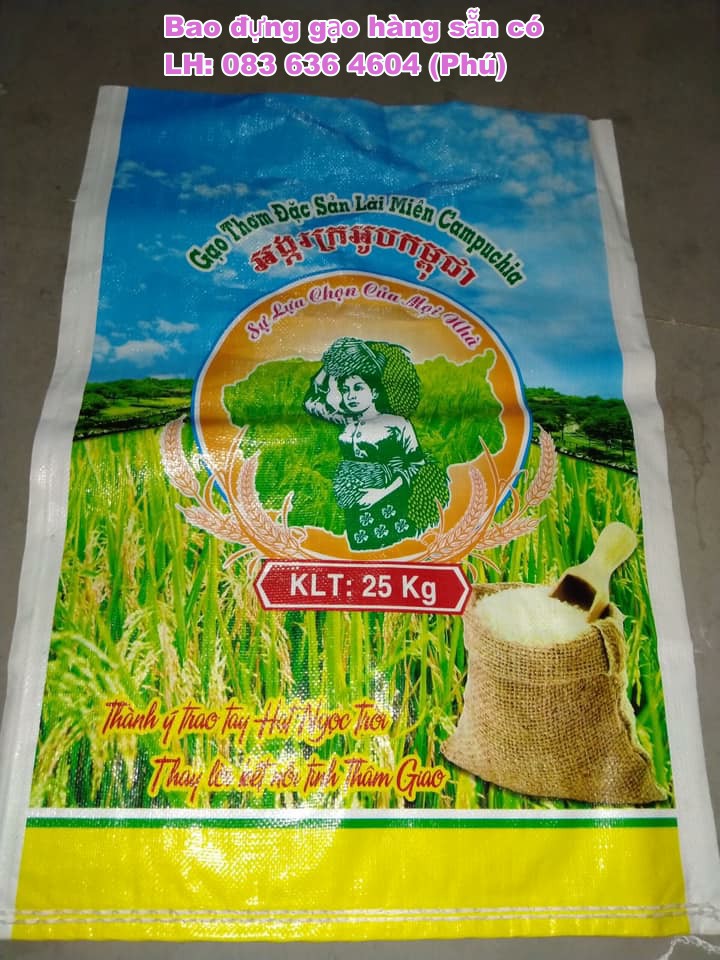 Bao gạo 5kg, 10kg, 25kg, 50kg - Giá rẻ chất lượng cao