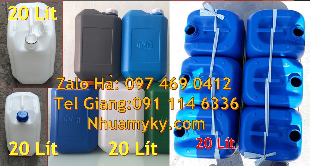 bán rẻ can nhựa hdpe màu xanh,can nhựa 25l đựng thực phẩm,can nhựa rẻ
