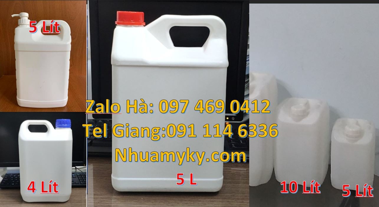bán can nhựa nhỏ 2l,can nhựa 4l đựng hóa chất,can nhựa đựng thực phẩm