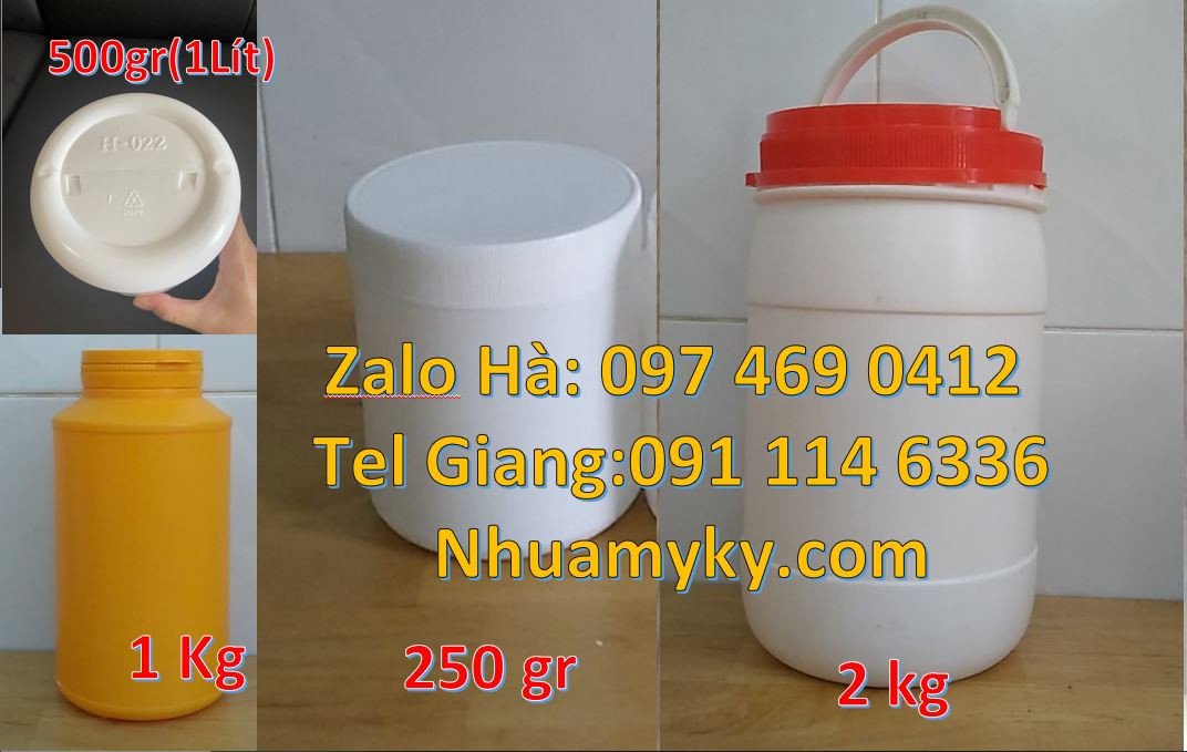 Đại chỉ bán hũ nhựa hdpe,hũ nhựa 50g đựng mỹ phẩm,hũ nhựa 100g giá rẻ