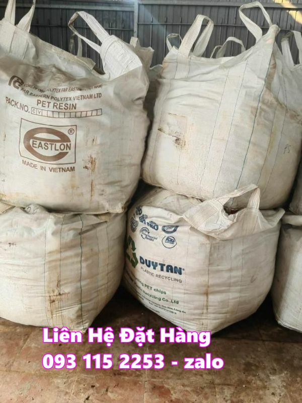 Bao jumbo 1 tấn dùng trữ kho hàng hóa lúa, gạo, phân bón tải trong lớn