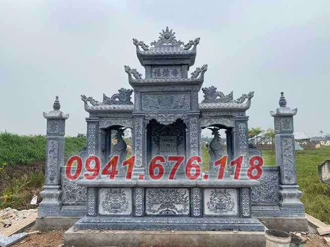 mẫu 706 lăng mộ bằng đá đẹp bán đắc nông ông bà bố mẹ dòng họ nhà mồ
