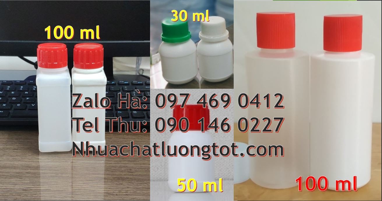bán chai nhựa nhỏ hdpe,chai nhựa 30ml đựng mỹ phẩm,chai nhựa 250ml rẻ