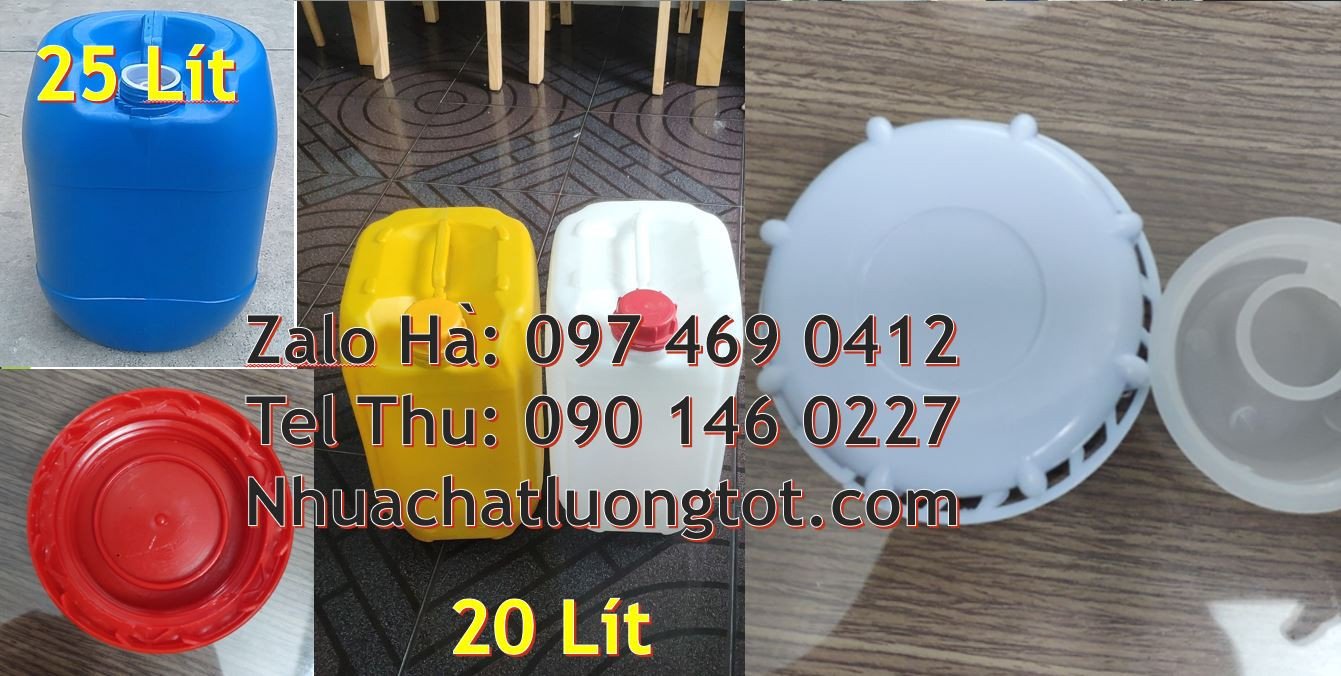 bán can nhựa lớn 20l đựng hóa chất,can nhựa 30l đựng thực phẩm giá rẻ