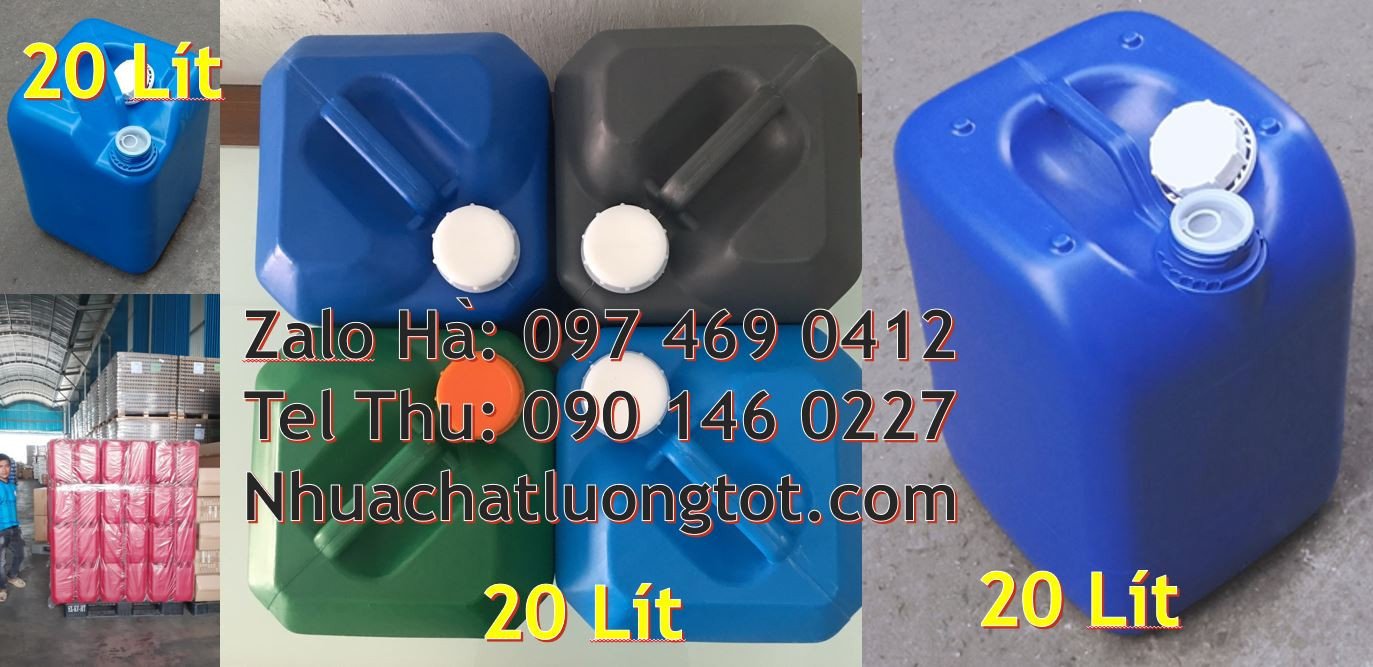 bán can nhựa lớn 20l đựng hóa chất,can nhựa 30l đựng thực phẩm giá rẻ