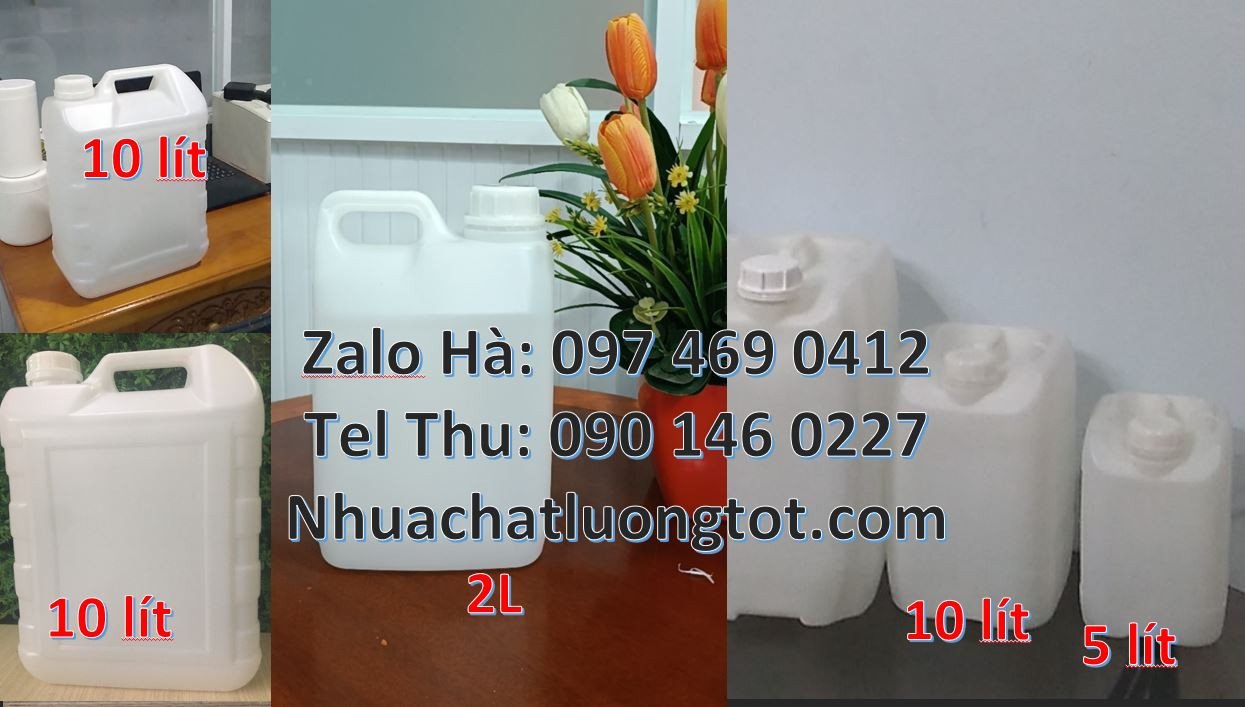 bán can nhựa nhỏ 2l đựng hóa chất,can nhựa 5l đựng xăng dầu,can nhựa