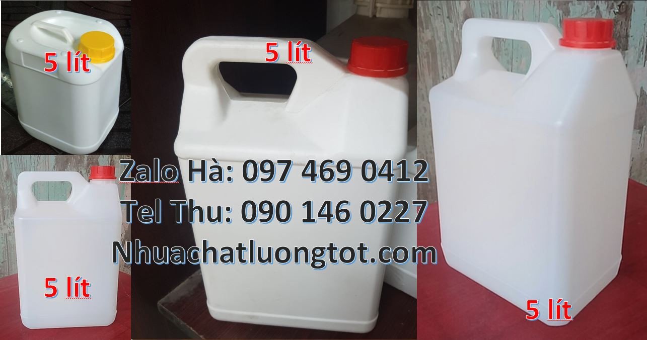 bán can nhựa nhỏ 2l đựng hóa chất,can nhựa 5l đựng xăng dầu,can nhựa