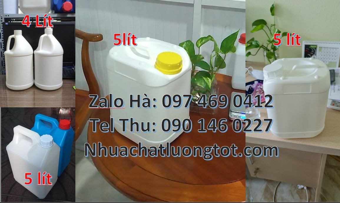 bán can nhựa nhỏ 2l đựng hóa chất,can nhựa 5l đựng xăng dầu,can nhựa