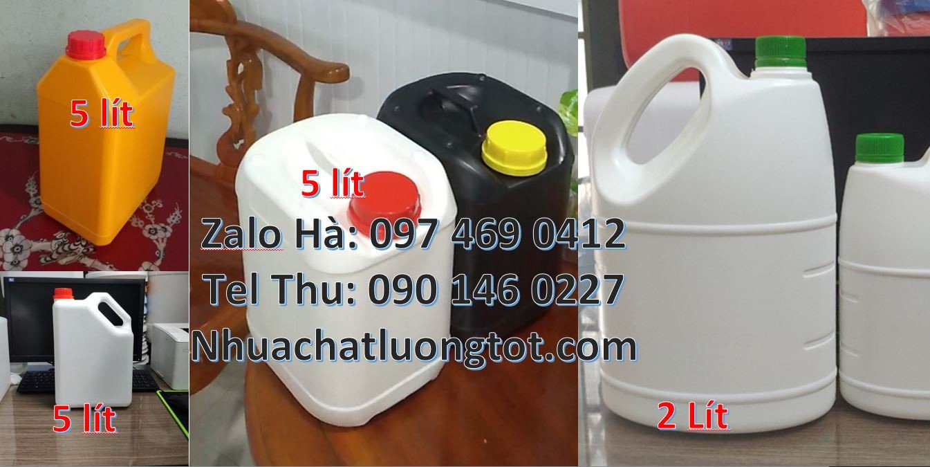 bán can nhựa nhỏ 2l đựng hóa chất,can nhựa 5l đựng xăng dầu,can nhựa