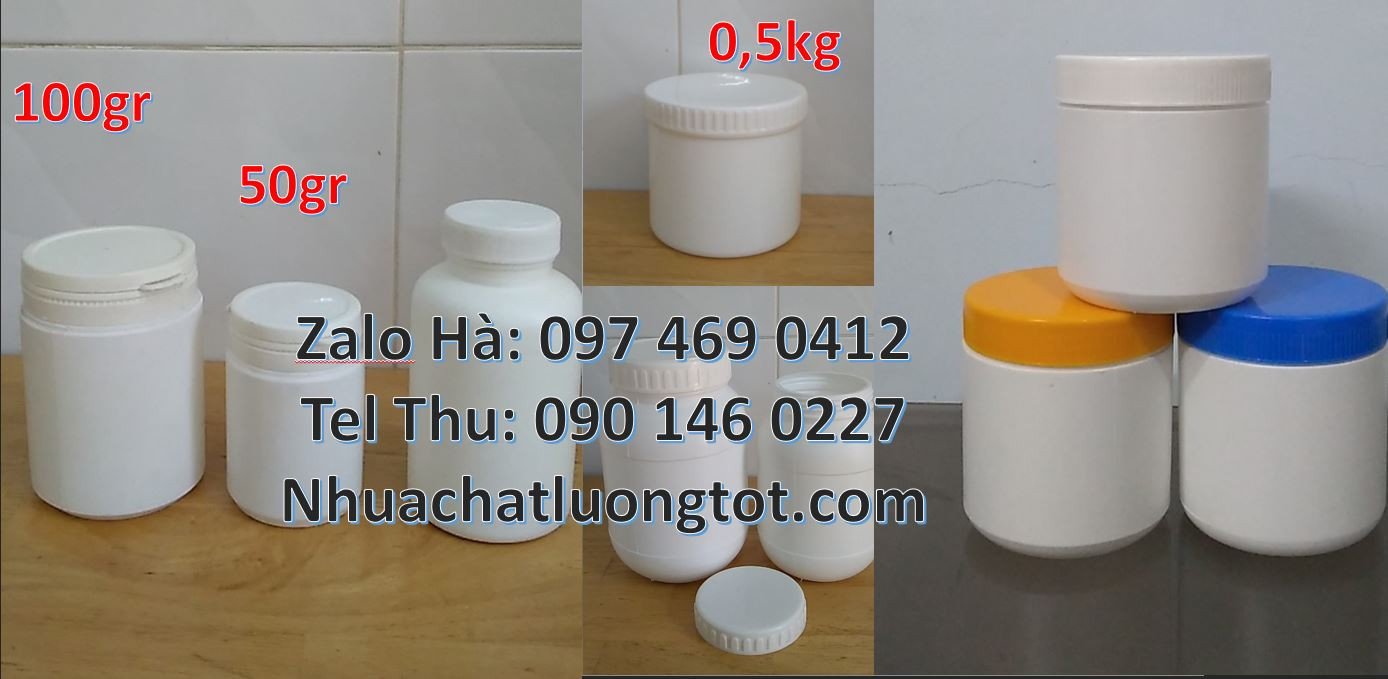 bán hũ nhựa đựng mỹ phẩm,hũ nhựa 500g đựng bánh kẹo,hũ nhựa hóa chất