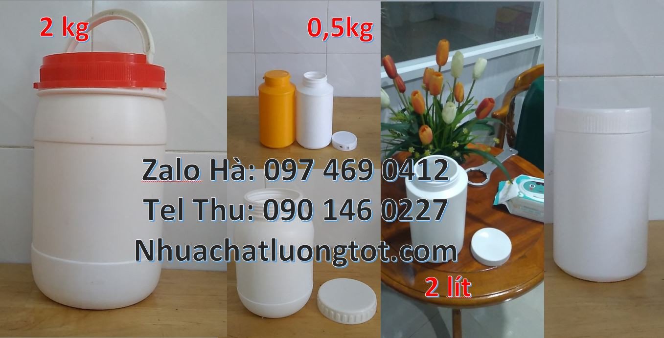 bán hũ nhựa đựng mỹ phẩm,hũ nhựa 500g đựng bánh kẹo,hũ nhựa hóa chất