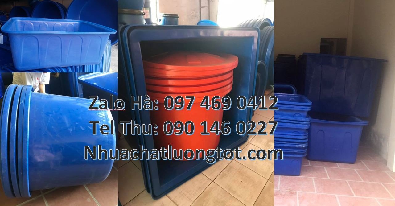 Bán thùng nhựa tròn dung tích lớn 1000l,thùng nhựa hình chữ nhật 2000l