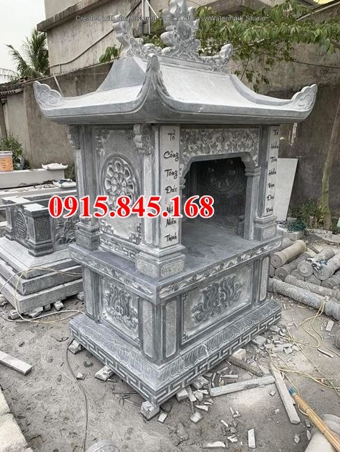 Mẫu 077 miếu thờ đá đẹp bán đồng tháp cây hương am củng
