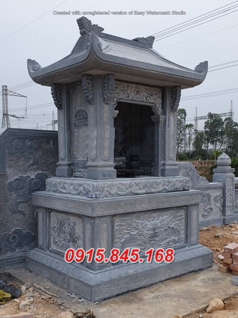 Mẫu 077 miếu thờ đá đẹp bán đồng tháp cây hương am củng