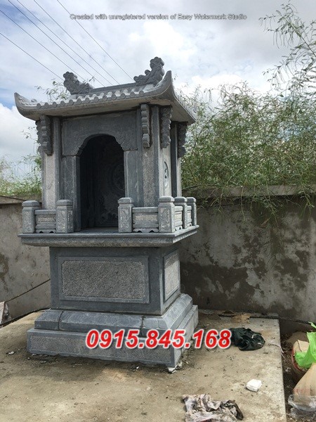 Mẫu 077 miếu thờ đá đẹp bán đồng tháp cây hương am củng