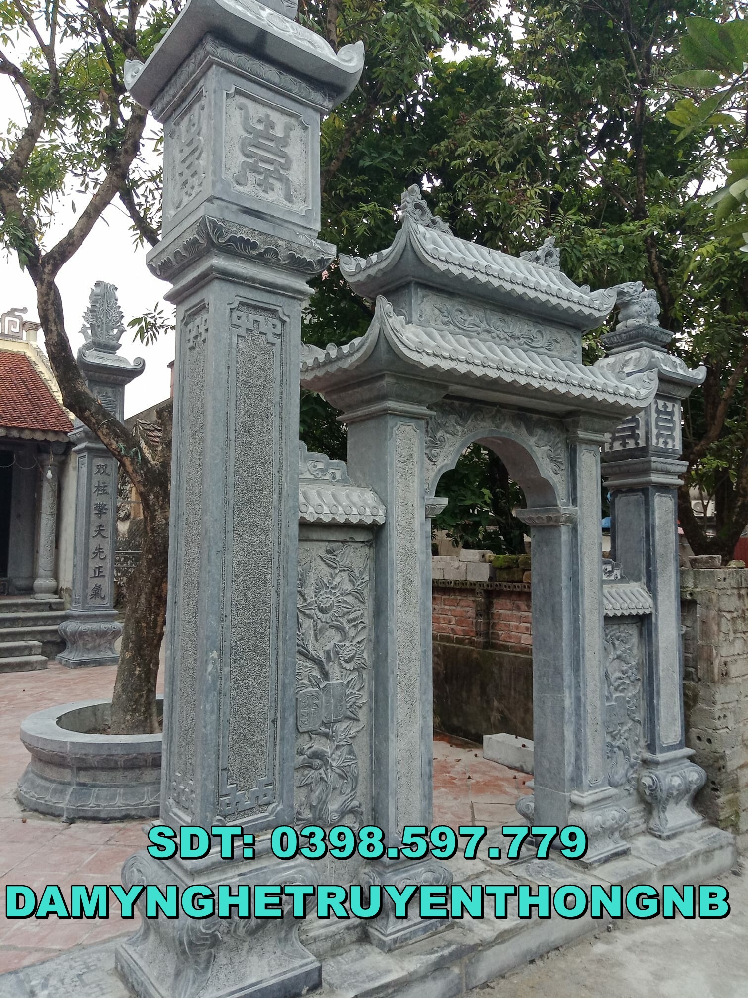 hình ảnh ccoongr tam quan đá,cổng đá nhà thờ đẹp nhất 2023