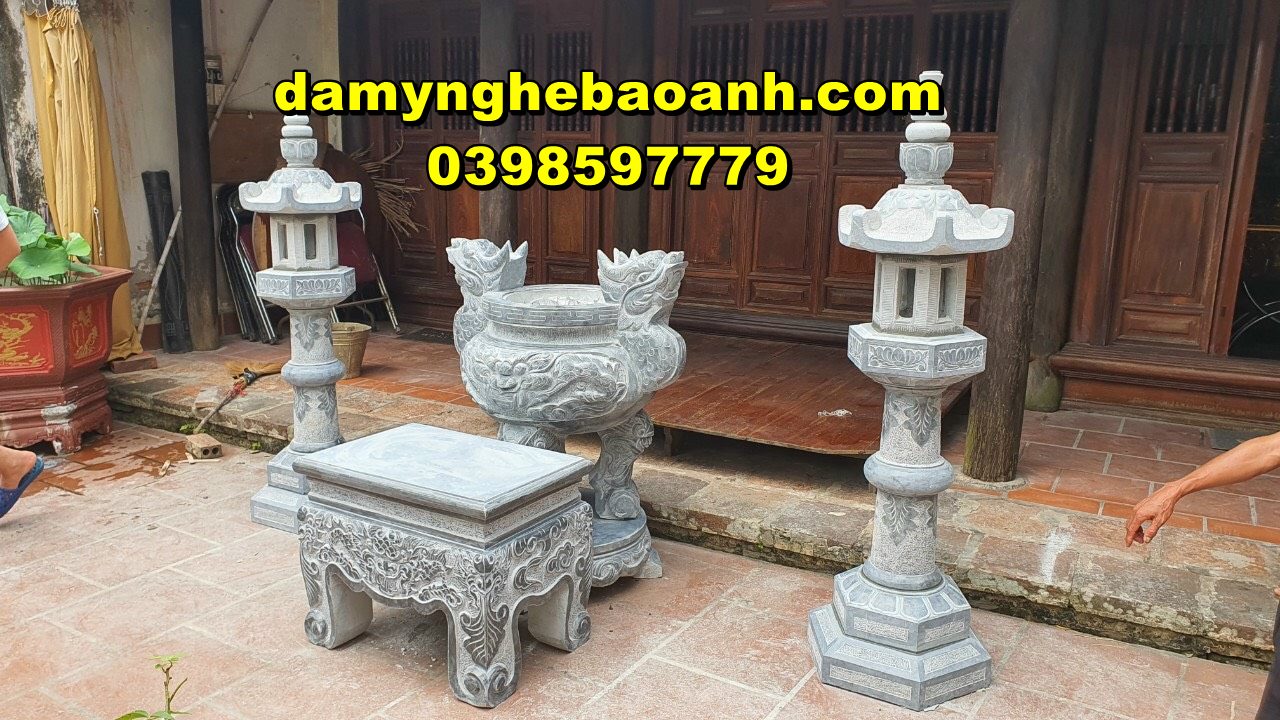 đèn thờ đá,đèn đá sân vườn đẹp,cao cấp được ưa chuộng hiện nay