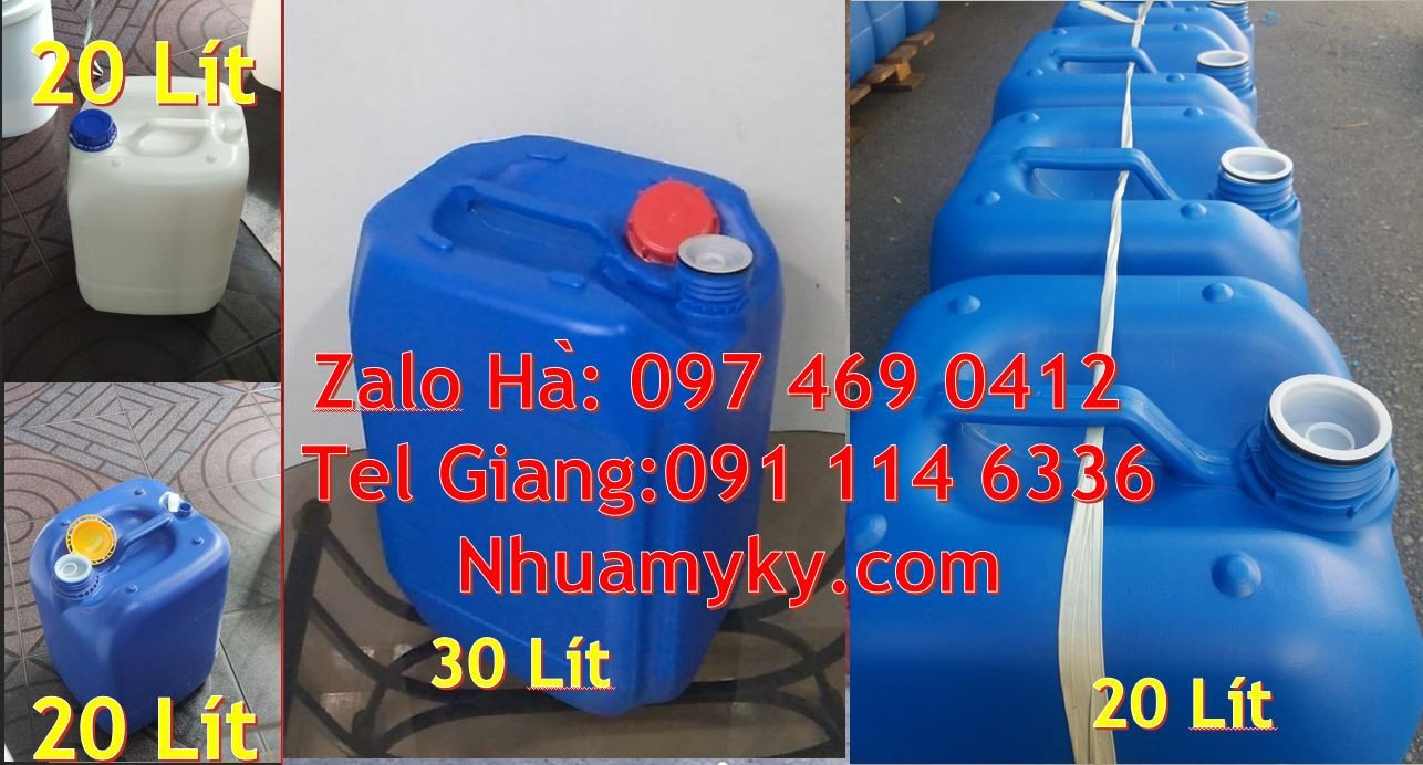bán can nhựa lớn 20l đựng nước,can nhựa 25l đựng xăng dầu giá rẻ hcm