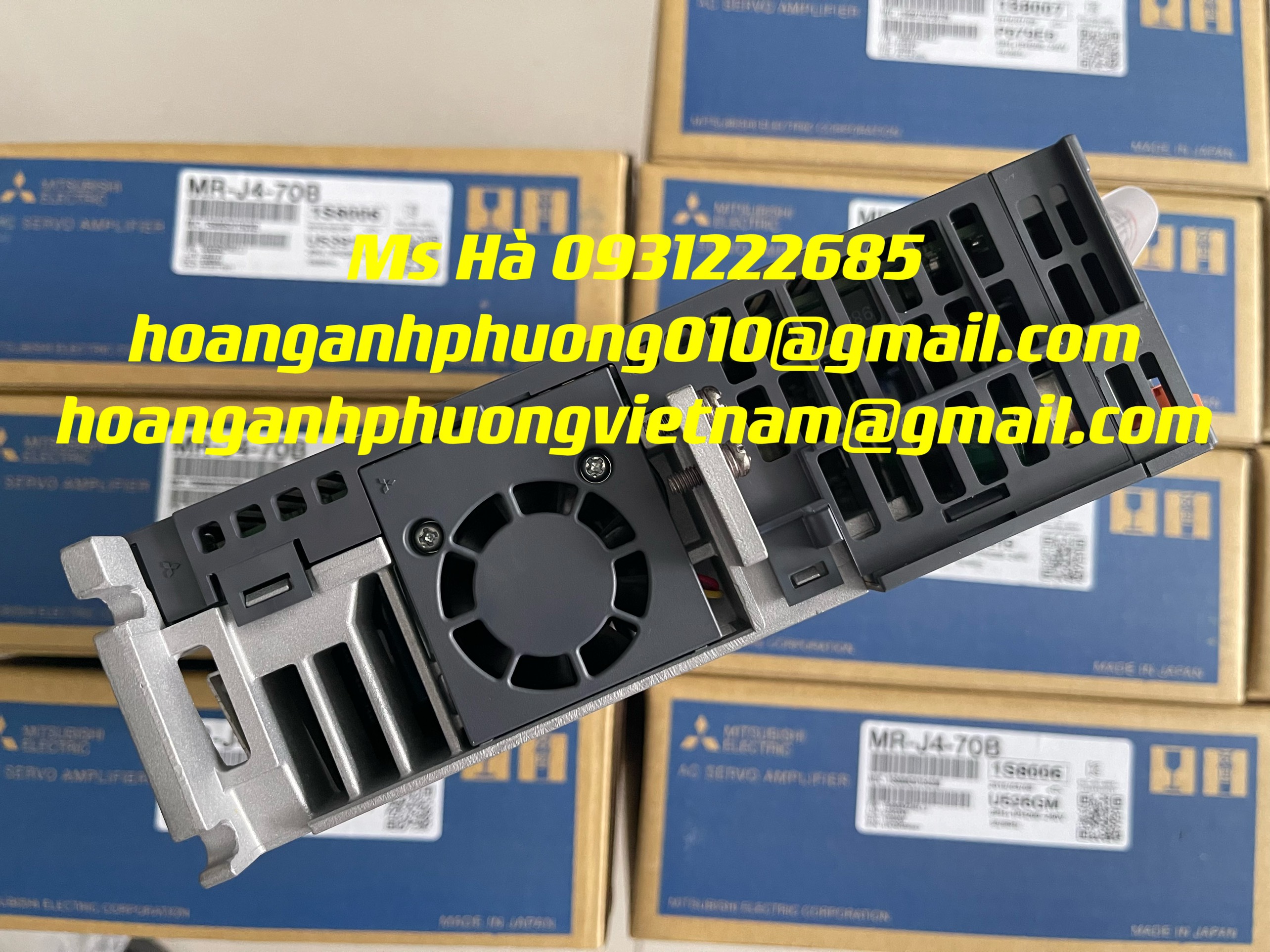 Bộ driver nhập khẩu dòng MR-J4-70B mitsubishi - hàng mới
