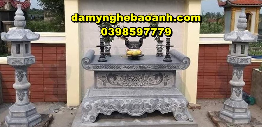 +30 mẫu bàn thờ đá,bàn lễ đá phong thuỷ đẹp,trang nghiêm
