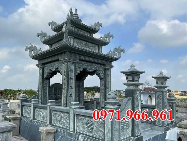 mẫu lăng mộ đá tự nhiên nguyên khối đẹp bán tại bình định