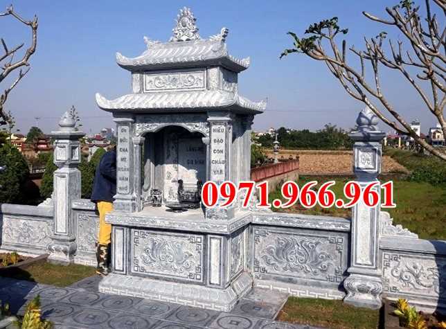 mẫu lăng mộ đá tự nhiên nguyên khối đẹp bán tại bình định