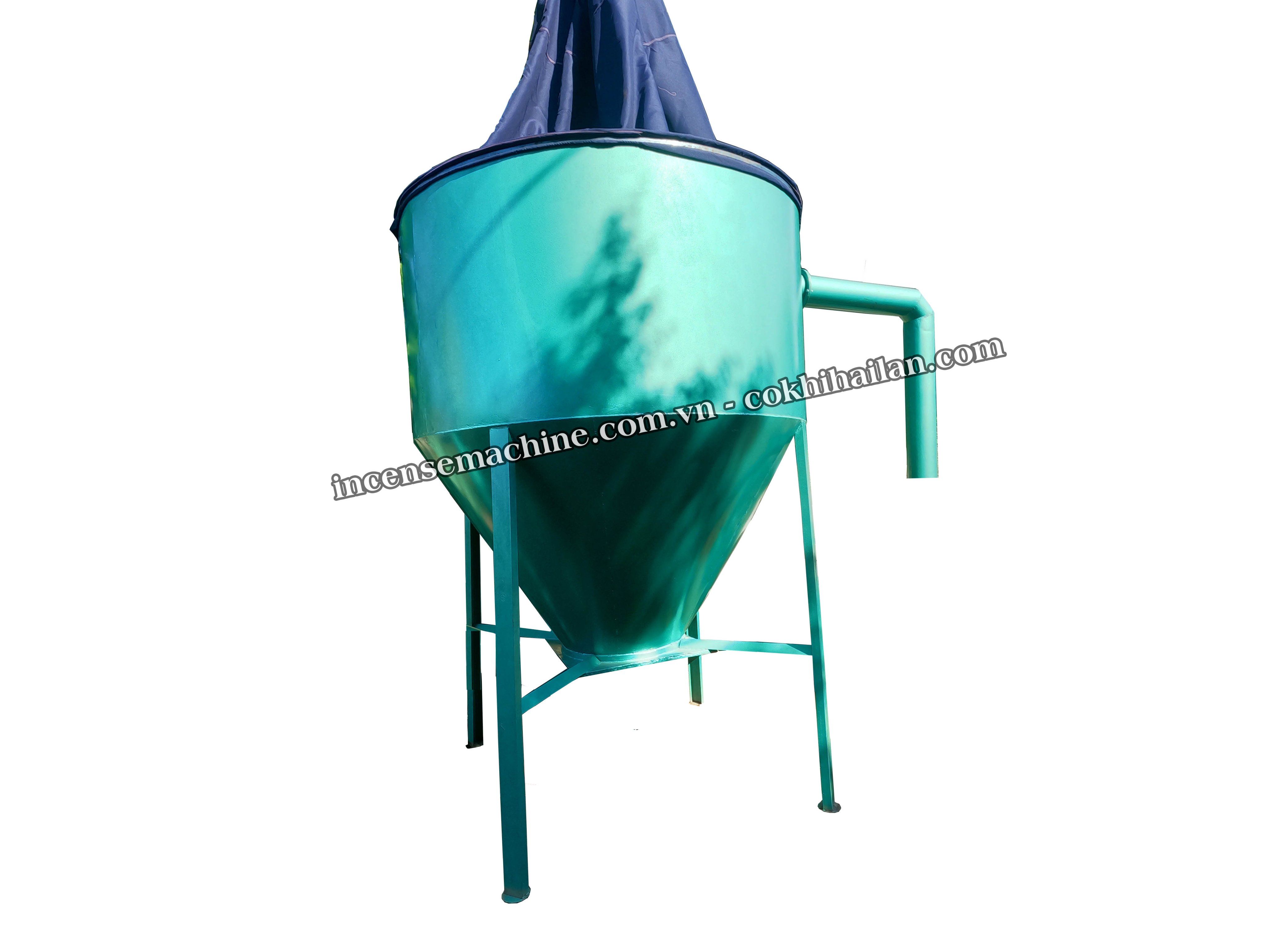 Bồn chứa bột nhang dùng cho máy nghiền 18 búa