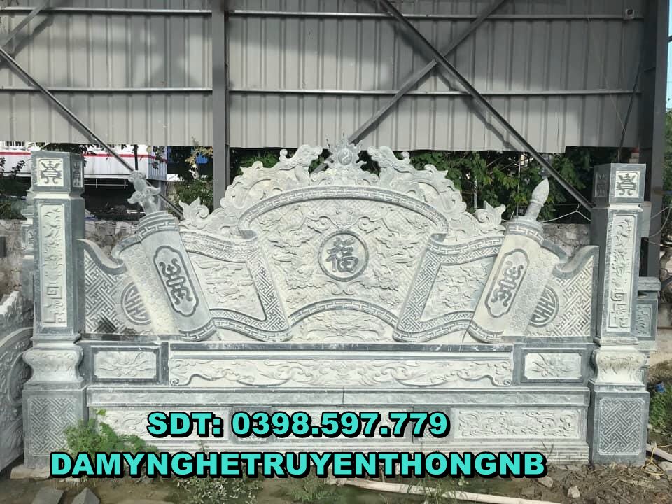 89+ cuốn thư đá xanh tự nhiên chấn chạch bình phong bằng đá đẹp 2023