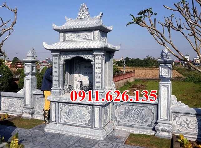 Mẫu lăng mộ đá tự nhiên nguyên khối đẹp bán tại phú yên