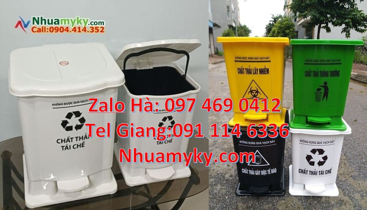 Bán buôn sĩ lẻ thùng rác y tế 20l,thùng rác y tế 15l loại nhỏ có nắp