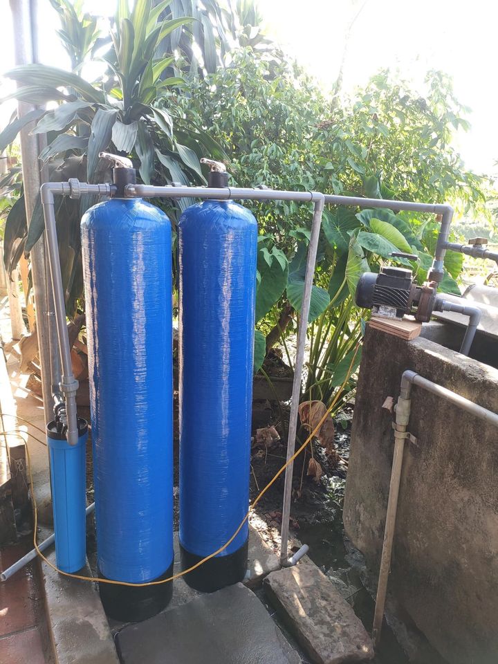 Xử lý nước nhiễm sắt, mangan,canxi cho gia đình. Hàng chất lượng