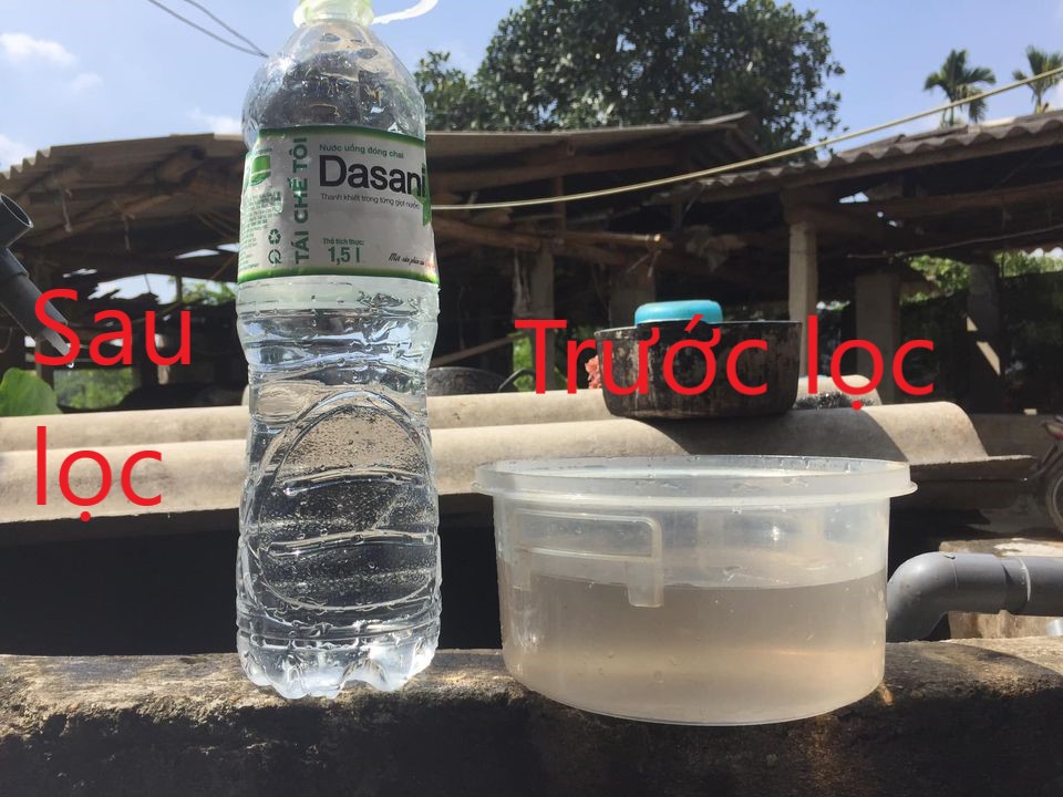 Xử lý nước nhiễm sắt, mangan,canxi cho gia đình. Hàng chất lượng