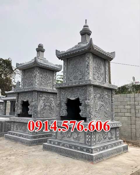 09 + Tháp lăng mộ đá nguyên khối đẹp bán Bắc Giang