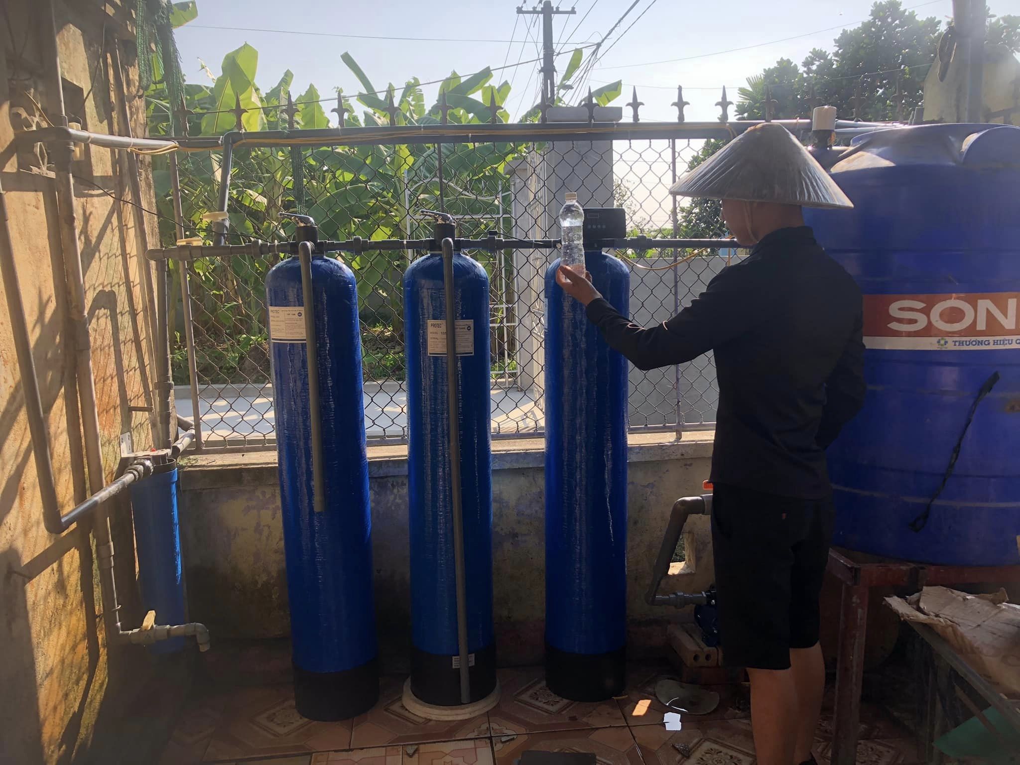 Thiết bị xử lý nước sinh hoạt nhiễm sắt, mangan - Giá tốt