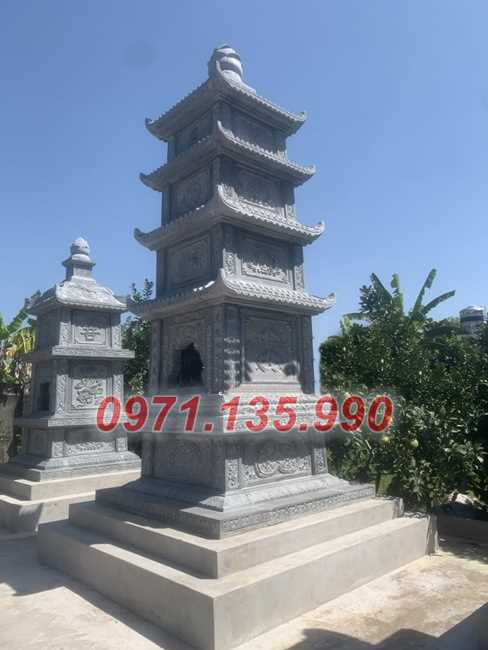 Mẫu mộ tháp đá tự nhiên nguyên khối đẹp bán tại Quảng Ngãi để tro cốt