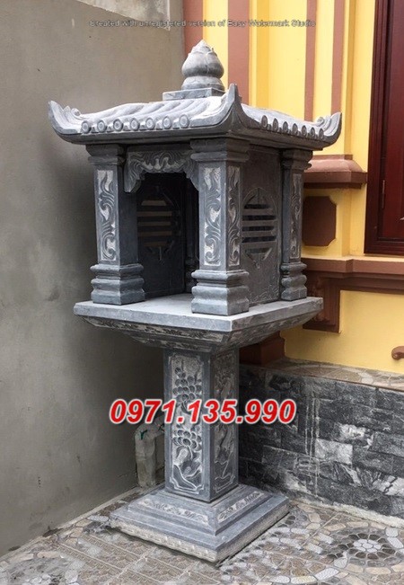 Mẫu miếu thờ đá đẹp bán tại phú thọ thờ thần linh thờ ngoài trời