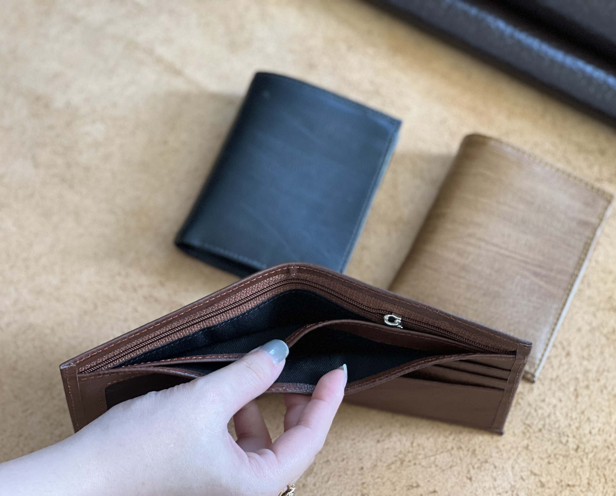Ví mini vân gỗ - giá sỉ tại xưởng không qua trung gian