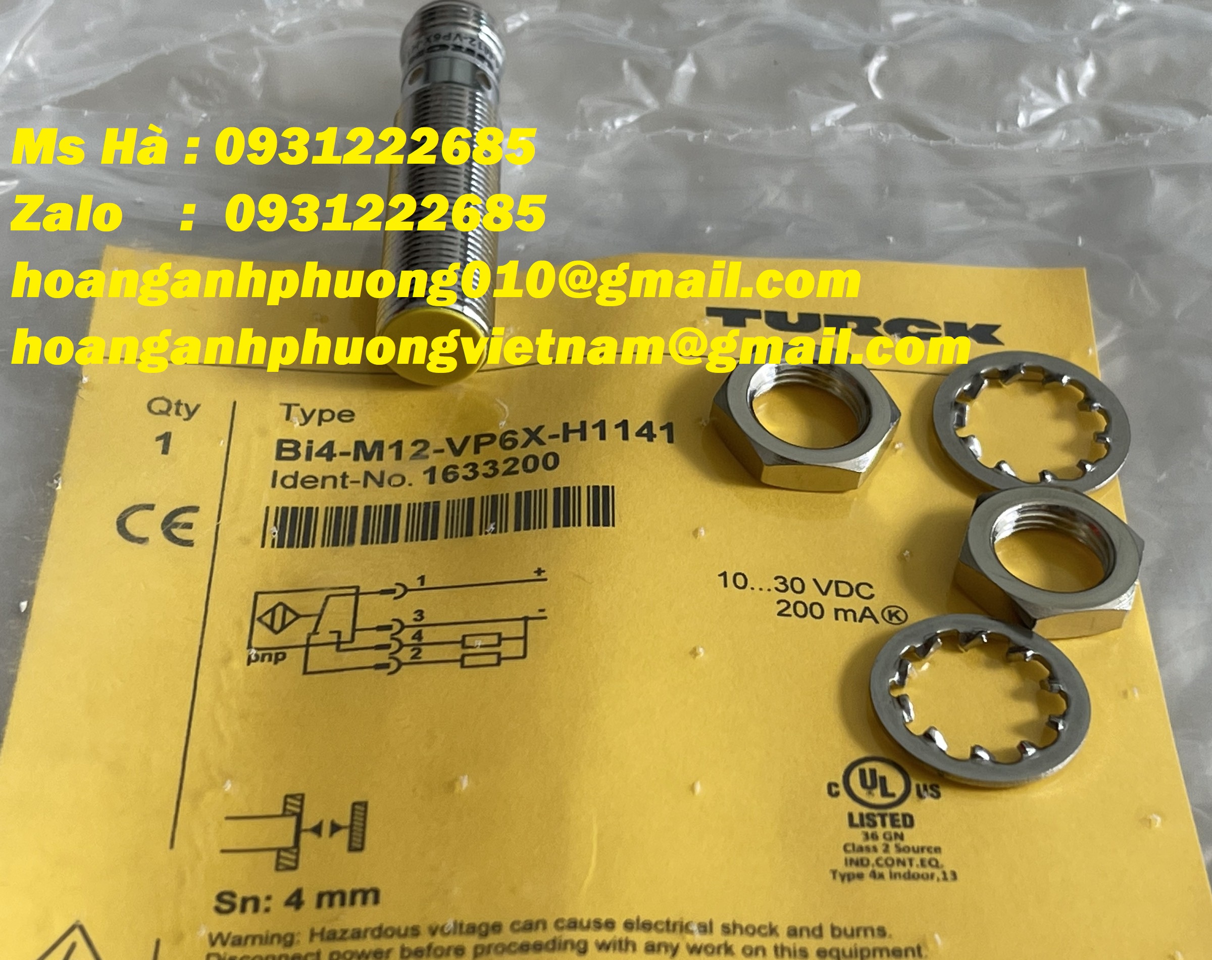 Bi4-M12-VP6X-H1141 dòng Turck - giá cạnh tranh - chính hãng sensor