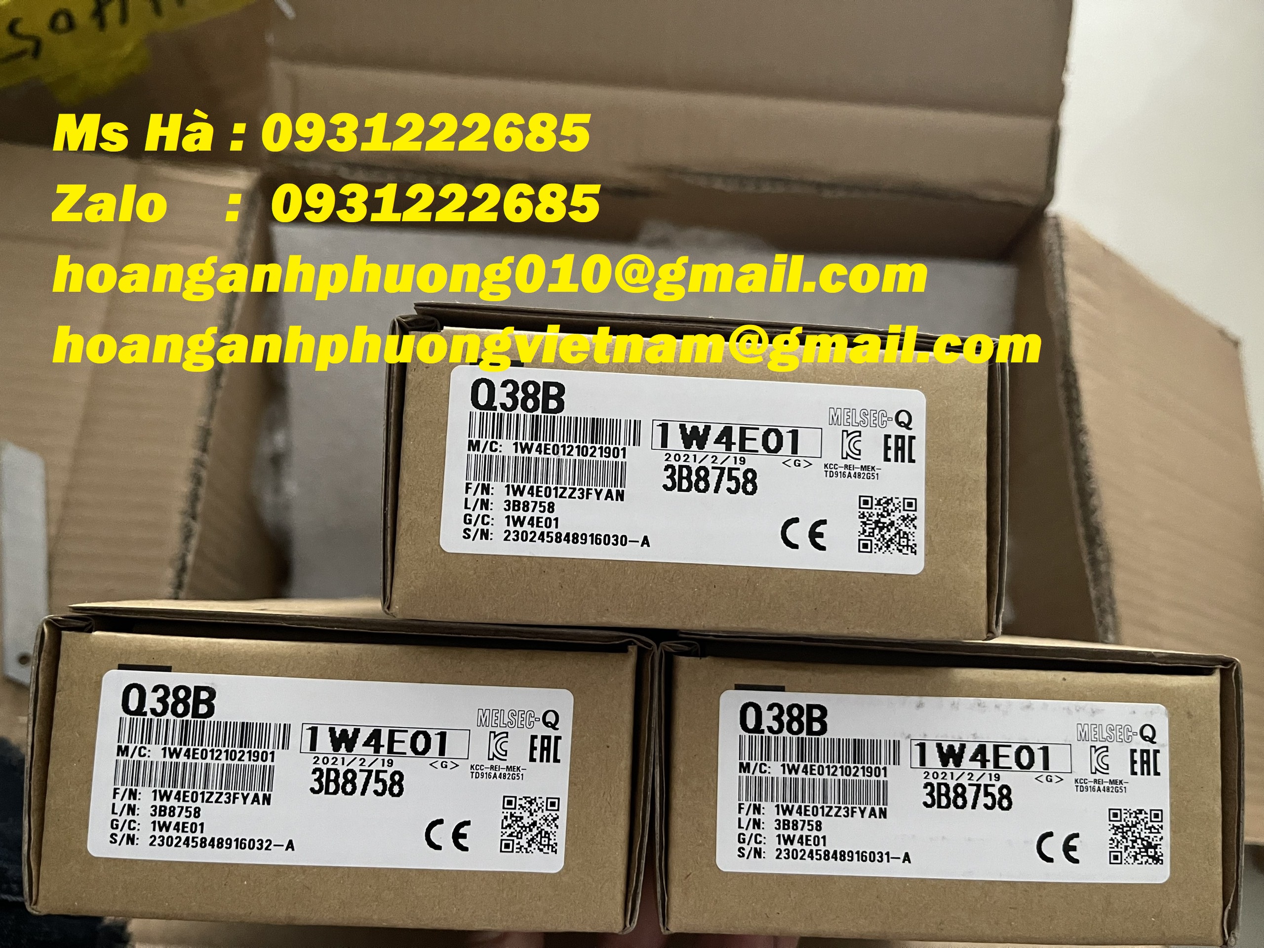 Melsec Q series chính hãng mitsubishi Q38B - khối chân đế