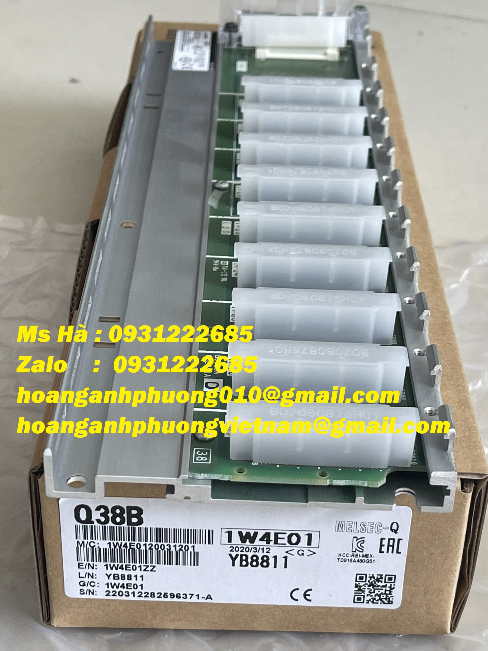 Melsec Q series chính hãng mitsubishi Q38B - khối chân đế