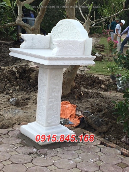 mẫu 521 cây hương đá thờ thần linh đẹp bà rịa vũng tàu am miếu khóm