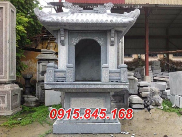 mẫu 521 cây hương đá thờ thần linh đẹp bà rịa vũng tàu am miếu khóm